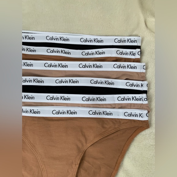 (6) Calvin Klein Women`s Carousel Cotton Bikini Panty - Picture 4 of 10